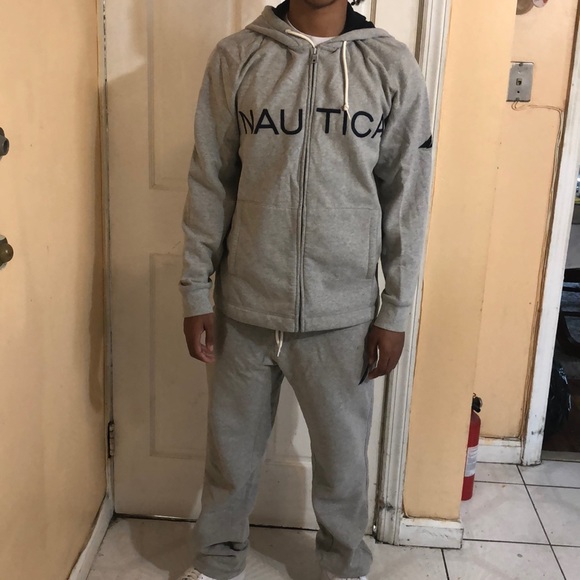 nautica sweatsuit mens